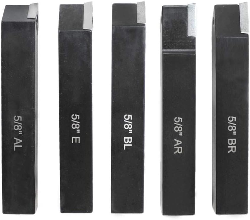 Set de 5 piezas de herramienta de torneado con inserto de carburo miniatura 5
