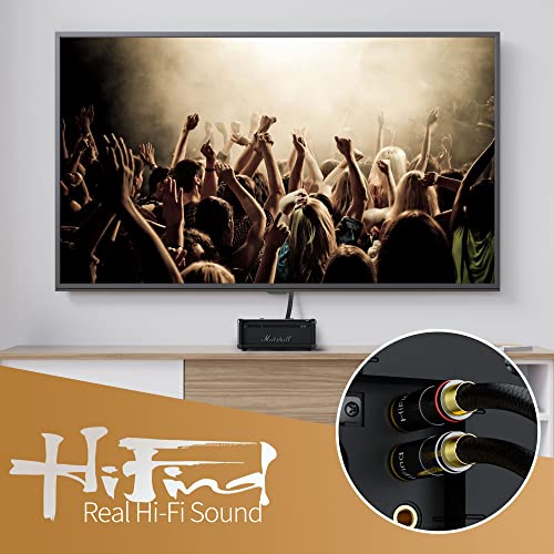 Cable RCA para tocadiscos y amplificador analógico con carcasa protectora de cobre 6