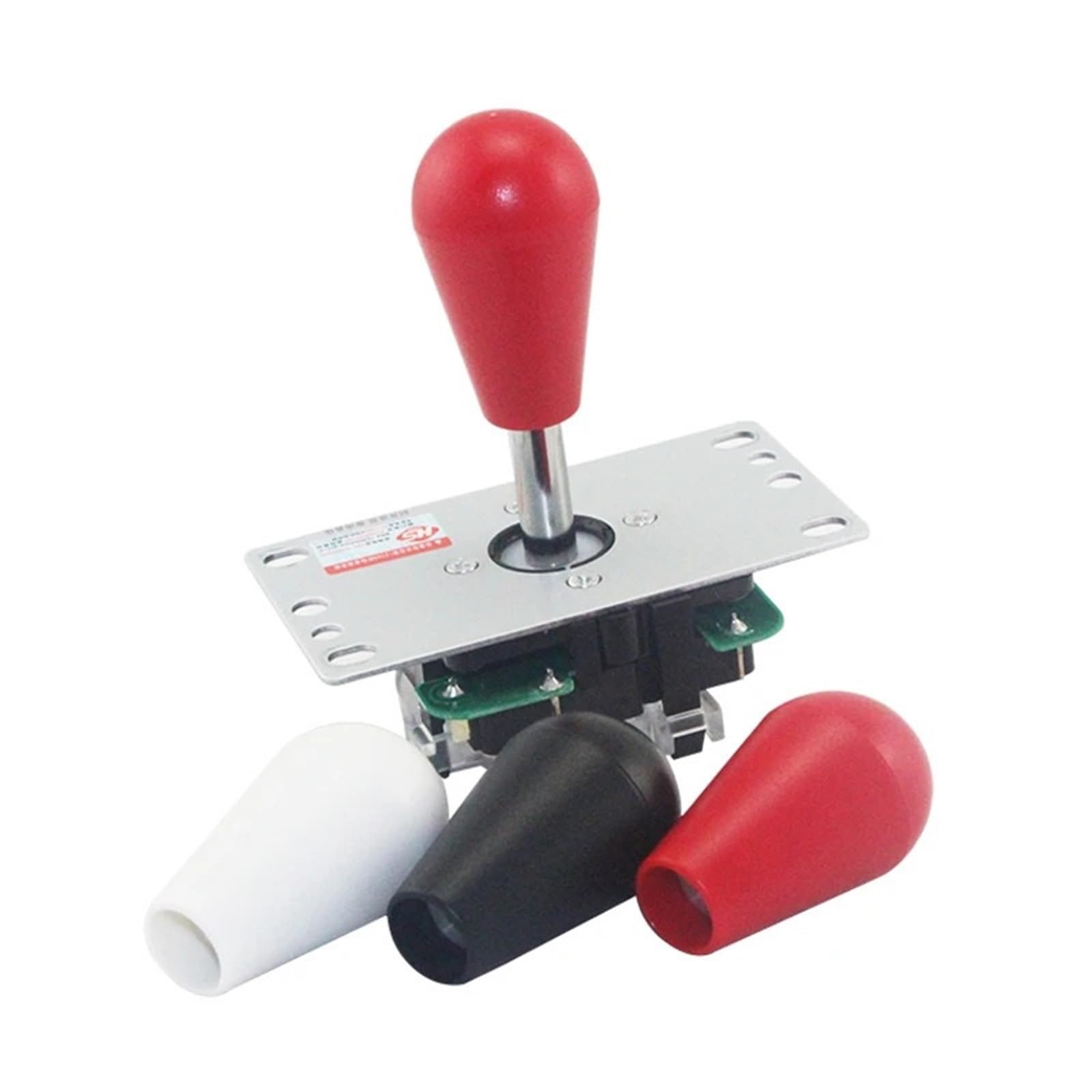 Manopola Di Ricambio for Maniglia Joystick Da 16 Pezzi | Tappo in plastica stile palla superiore a pipistrello(Clear Green)