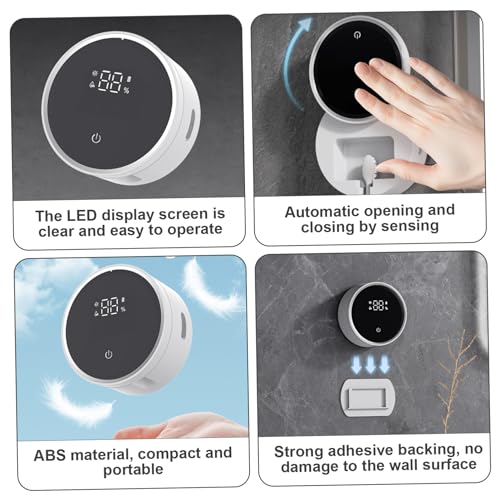 Porte-brosse à dents UV intelligent avec affichage LED mural