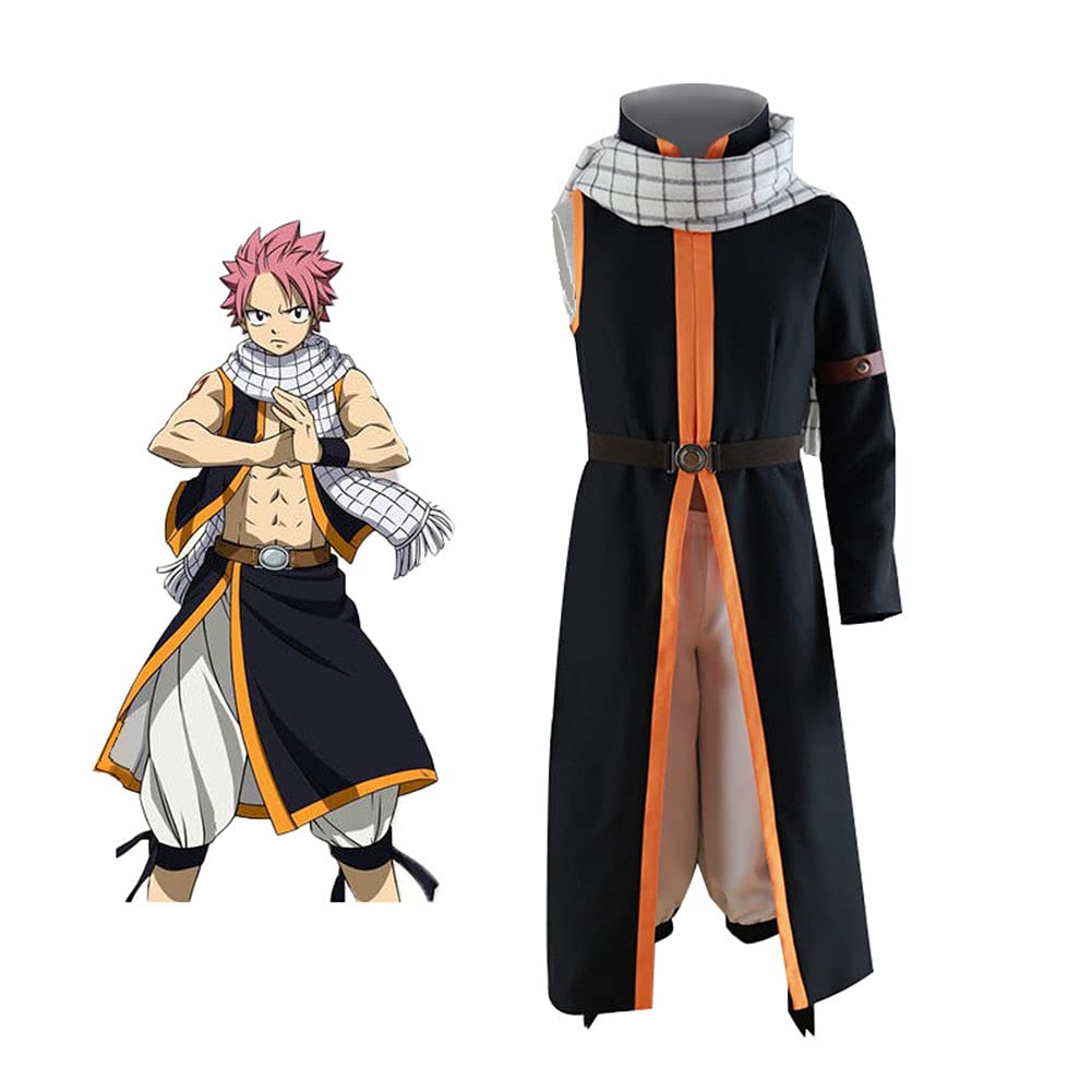 Wróżka ogon eteryczny Natsu Dragneel kostium cosplay anime mundur na co dzień kostiumy halloweenowe przyjęcie kostium karnawał, Natsu Dragneel, M