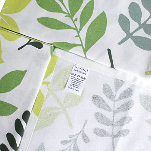 Image of FINGERCRAFT Kitchen Cloth 100% Soft High GSM Cotton Fabric Kitchen Towel, 20 x 30 Inches Perfect Size for Kitchen Uses, Set of 6, Multipurpose Use as Dish Towel, Bar Towel (Fallen Leaf)