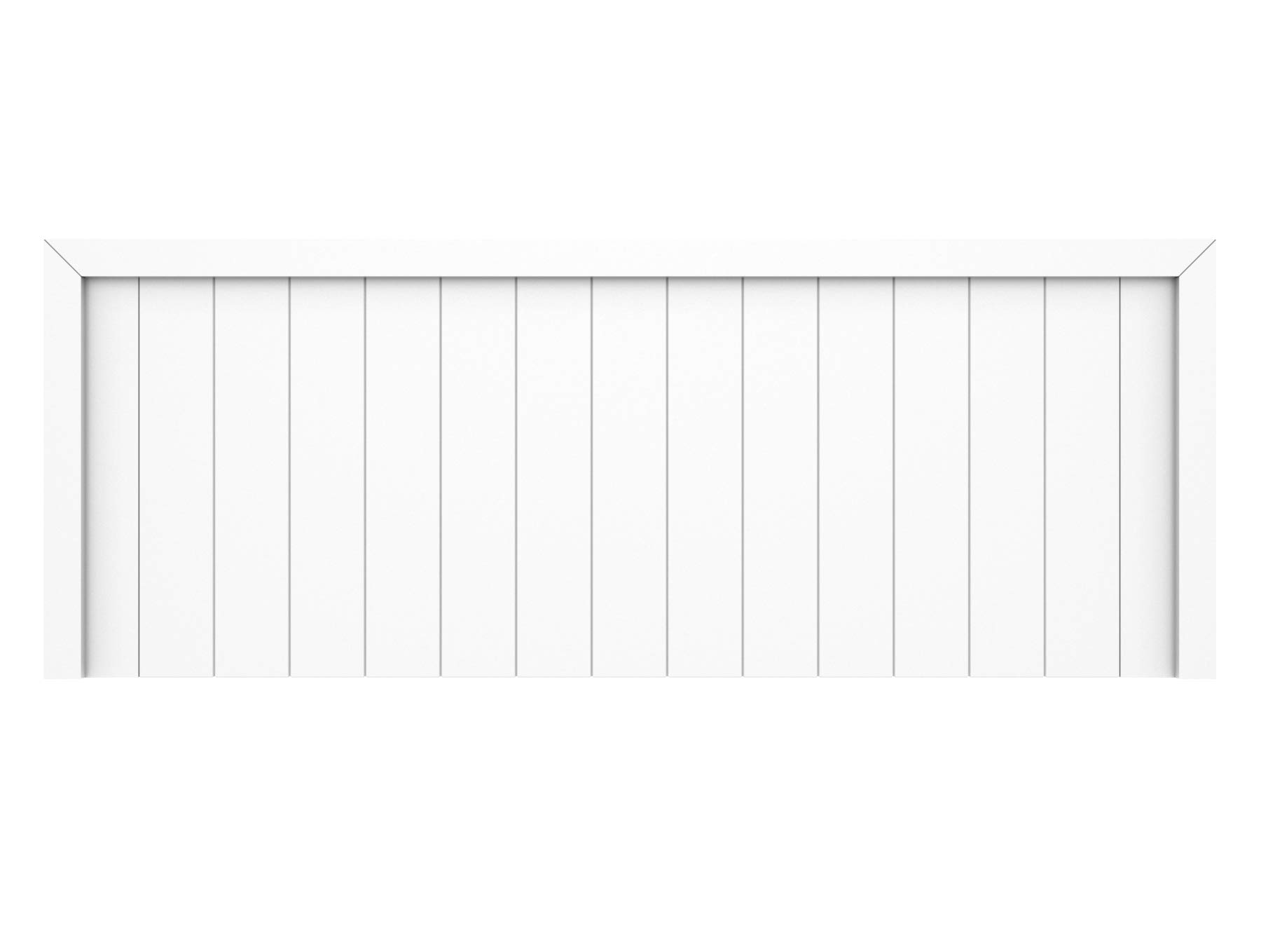 Cabecero de Madera Rústico Véneto para Cama de 135 (145 x 55 cms) Blanco nórdico | Cabeceros Madera | Dormitorio Matrimonio | Cabezal Cama |Estilo nórdico