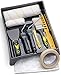 Tradelux® Rullo Per Pittura Professionale Teli Antigoccia Pennelli Set Kit Fai Da Te Verniciare Imbiancare Taglierino Spatola Stucco Per Tinteggiare Decorazioni Casa
