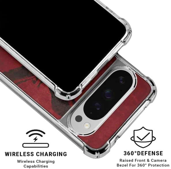 Skinit Clear Phone Case Compatible with Google Pixel 10 Pro - Zombie X Design