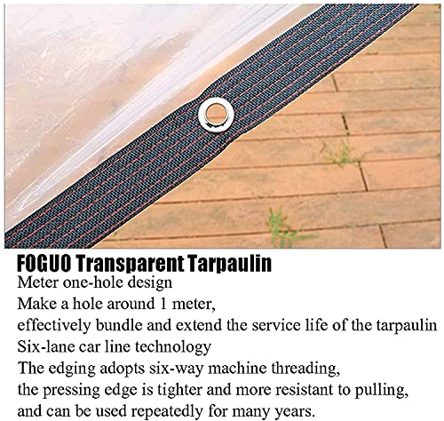 Lona impermeable resistente 1x1 m transparente para solucionar goteras y polvo exterior 6