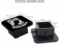 Vista 2 de Cubiertas para Enganche Trasero de Automóvil con Bandera POW MIA, Bandera "You are Not Forgotten", Cubierta Cuadrada para Enganche de Remolque