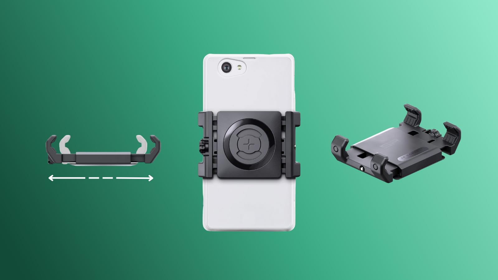 EGRET Phone Fix - Supporto universale per manubrio (adatto per scooter e biciclette)