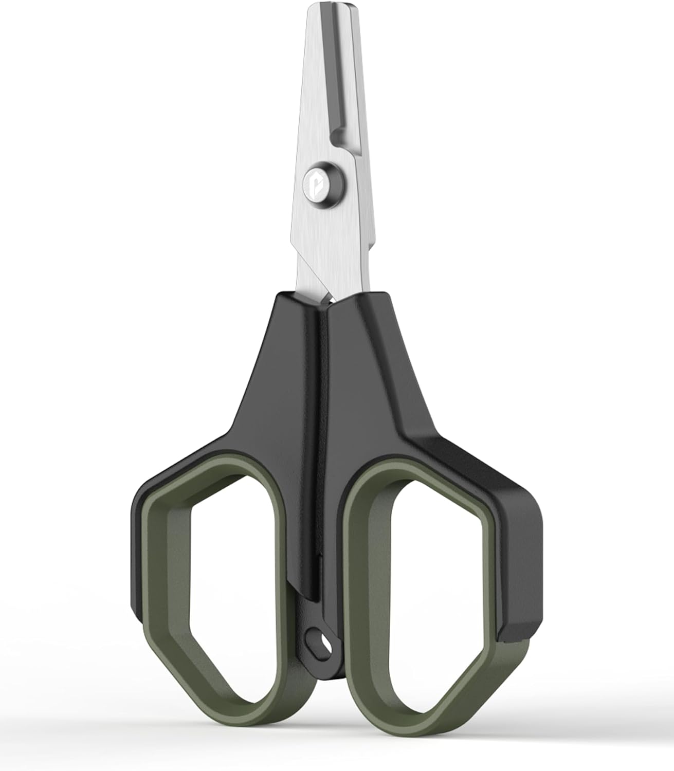 3.9" Fishing Scissors,Stainless Steel Fishing Line Cutter for Fishing Braided Line,Non-Slip Grip Small Fishing Scissors for Saltwater