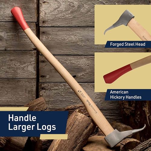 image for Pickaroon Logging Tool - 31.2” Log Grabber with Hickory Wood Handle 