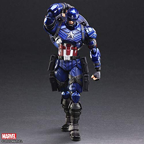 Marvel Universe Captain America Variant Bring Arts Action Figure, Multicolor #TOP4