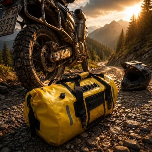 Sac queue imperméable 48L avec fermeture hermétique et rangement extérieur sécurisé - 4