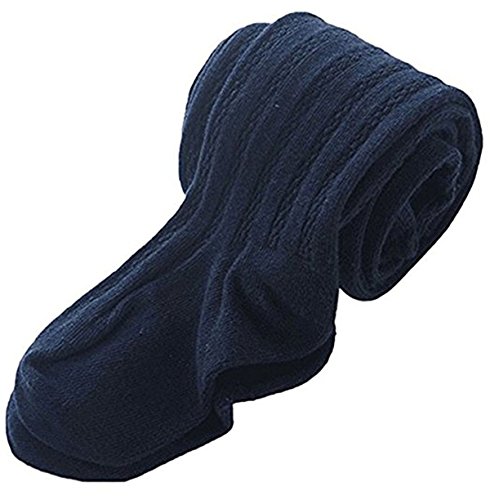 3 Pcs of Little Kid Girls' Cotton Knitted Footed Leggings Stockings Tights2