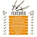 CG Games Wooden Swords for Kids - 3 Pack Eco-Friendly Handmade Natural Wooden Sword Set for Kids Aged 8 and Up - Durable Safe Unpainted Chemical Free Wood Toys