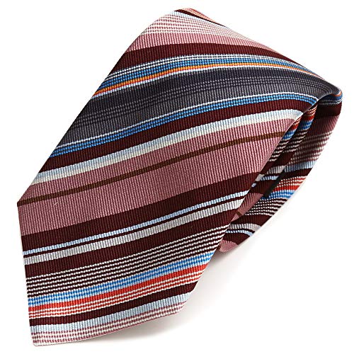 ポールスミス ネクタイ ブランド ブランドネクタイ (8cm幅) ストライプ （パープルピンク/グレー系マルチストライプ（PS13））[並行輸入品]