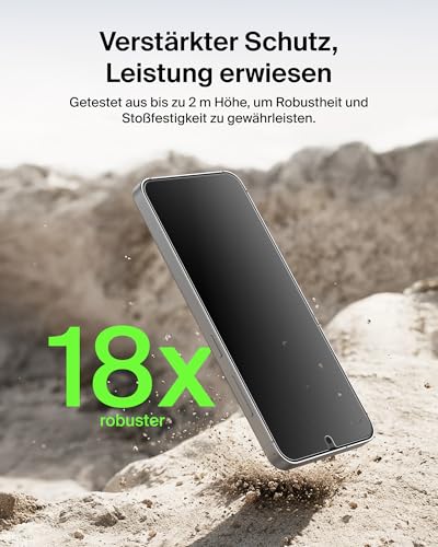Belkin ScreenForce Titan SmartShield Schutzfolie mit Sichtschutz für Samsung Galaxy S26+, Kratzfest, Stoßfest, Anti-Fingerprint Folie… – Ansicht 4