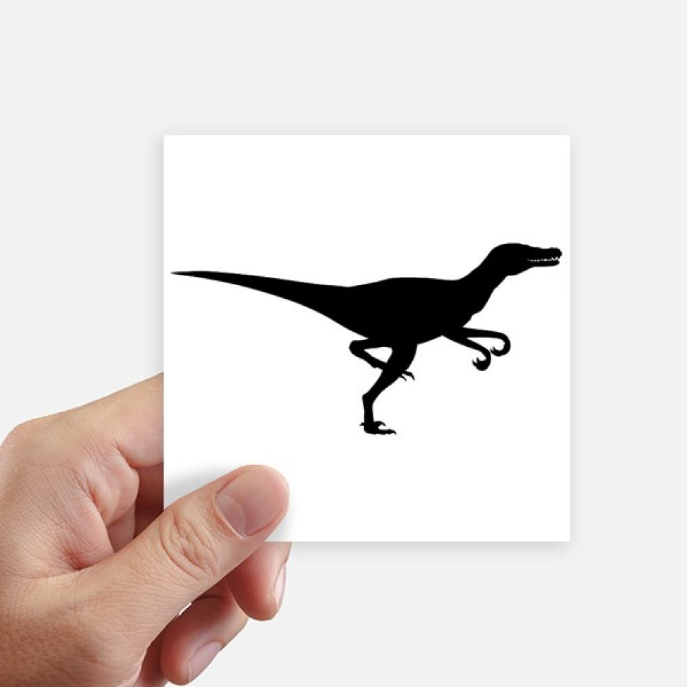 Sticker os de dinosaure miniature carré décoratif 10cm pour pc et moto 8Pcs
