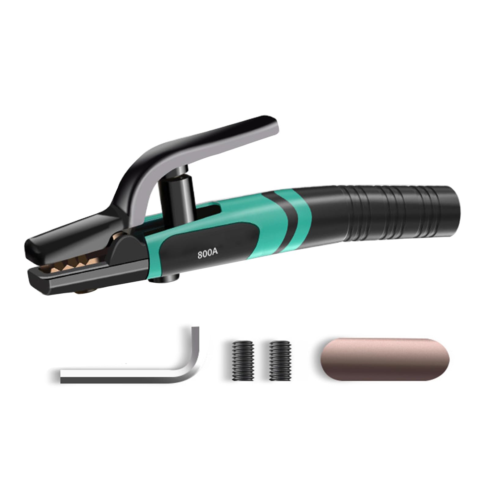 Welding Electrode Holder Electrode Clamp Stick 300A/600A/800A Electrode Welding Pliers Heavy Duty Jaw Holding Pliers