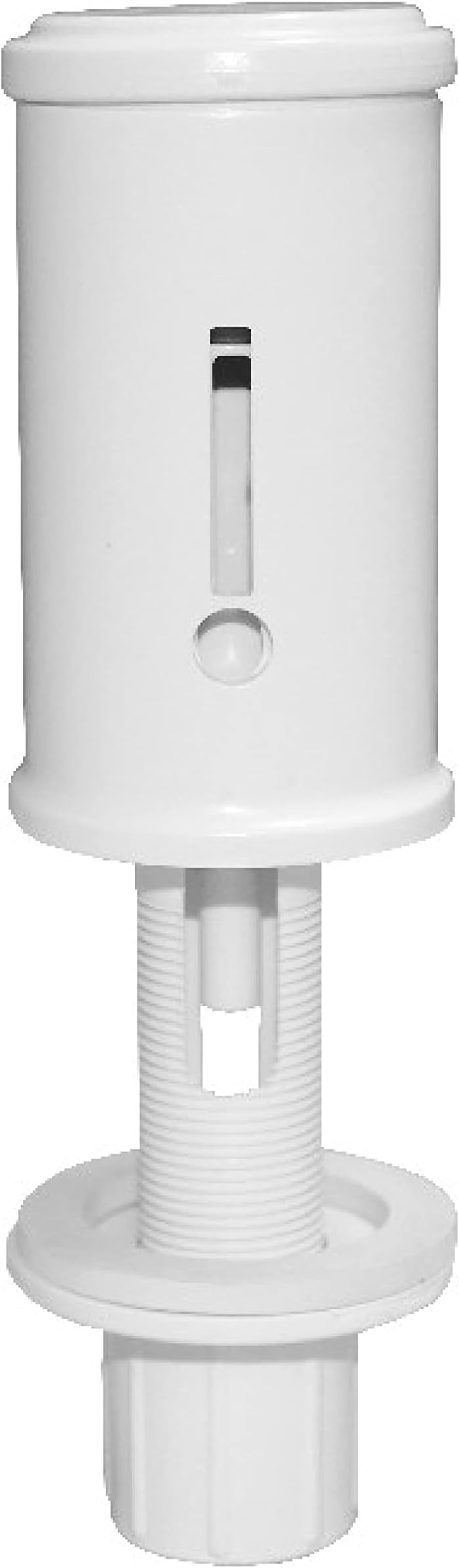 Reverse Osmosis Filter Air Gap with Counter Mount Cover (Inlet fits 1/4-in OD poly tubing, Outlet fits 3/8-in OD poly tubing; AG110-004, KIT S-D, GAP-A-RO)