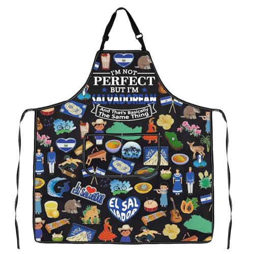 Tablier de cuisine salvadorien imperméable pour barbecue et cuisine El Salvador