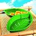 Fun Express - Vacuum Plastic Palm Leaf Serving Trays for Spring - Party Supplies - Serveware & Barware - Serving Platters - Spring - 12 Pieces