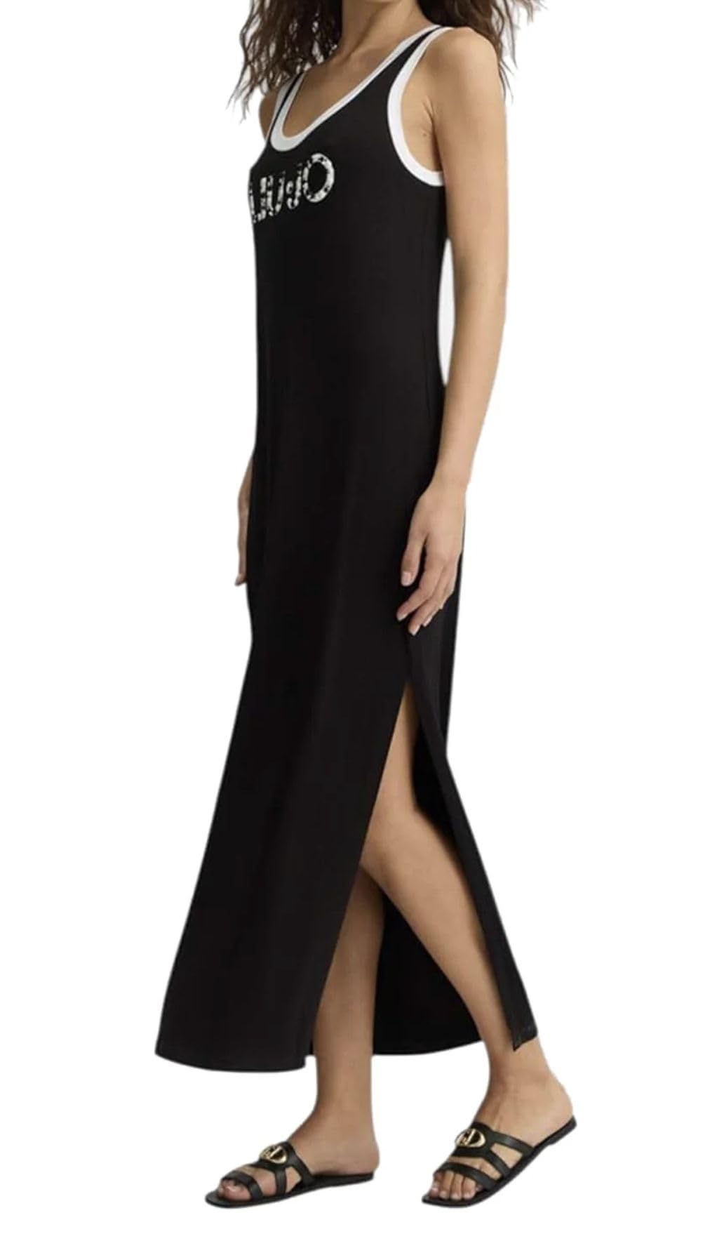 Abito donna Liu Jo nero/bianco ES25LJ23 VA5134 JS360 M