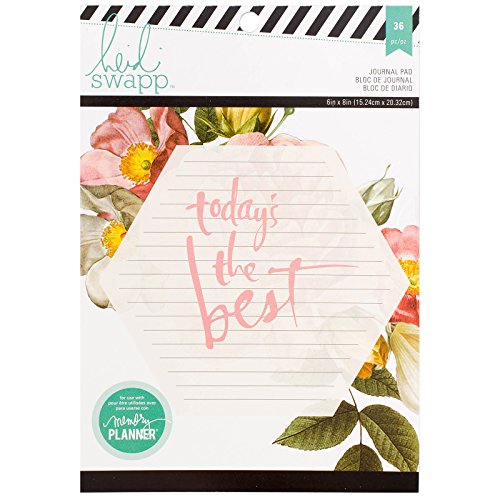 Heidi Swapp 312594 36 Sheets Large Memory Planner Journal Paper Pad
