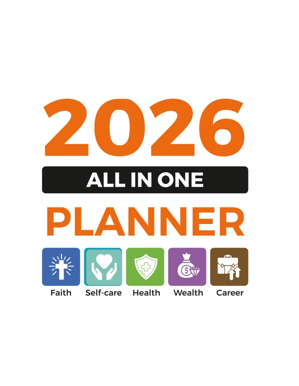 2026 All In One Planner Daily, Weekly & Monthly      Paperback – January 7, 2026