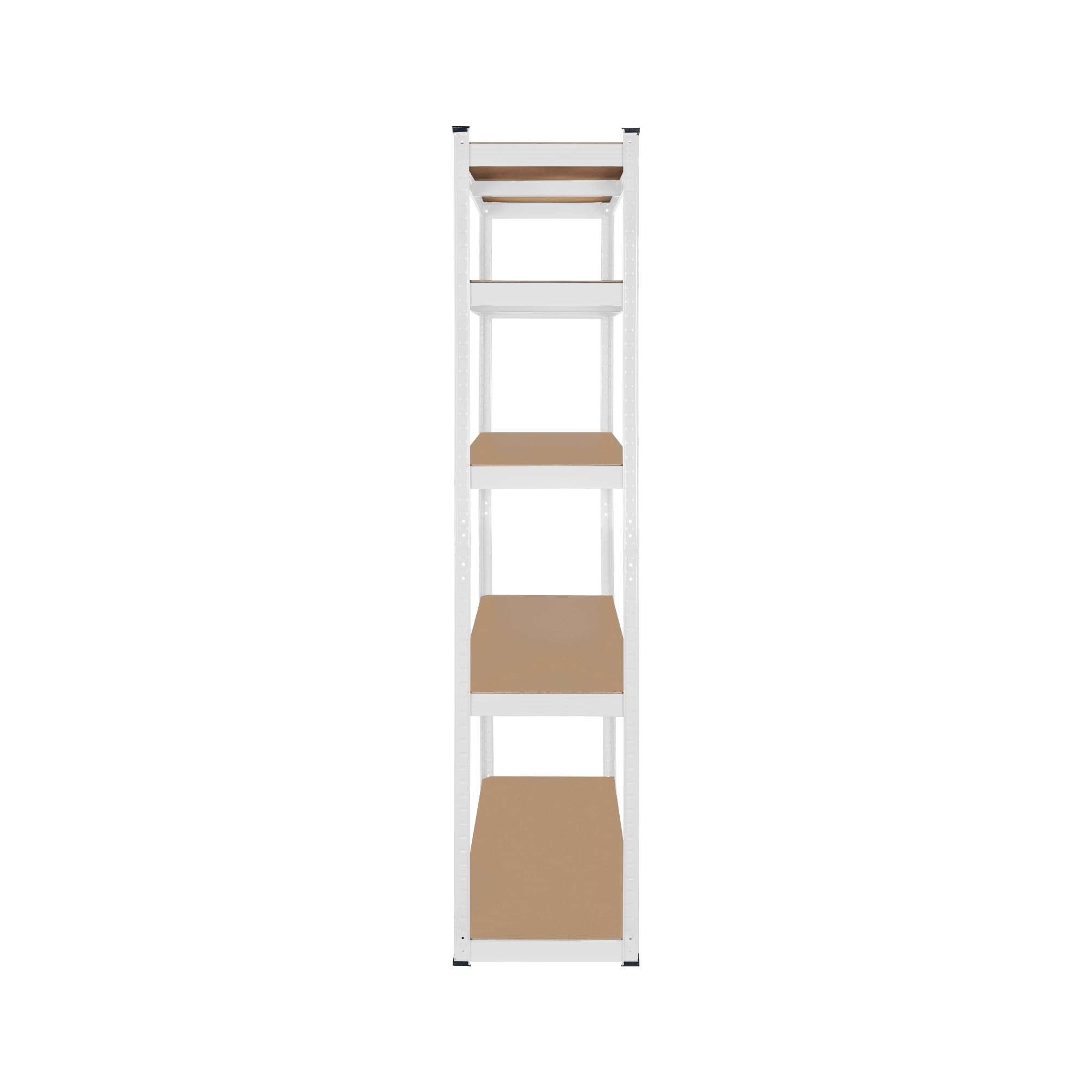 Rebel Étagère d'entrepôt en métal 180x90x40 Blanc RB-1251W