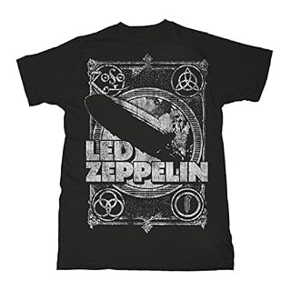 LED Zeppelin Shook Me Jimmy Page Rock Officiel T-Shirt Hommes Unisexe - Les Beatles, Paul McCartney, John Lennon, RIngo Starr, George Harrison