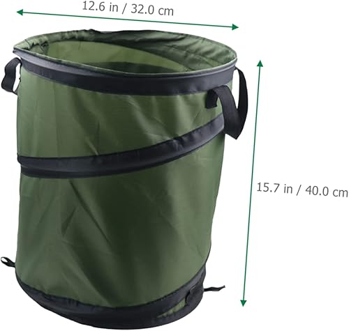 Miniatura 4 de BESPORTBLE Bote de basura plegable para acampar, para exteriores, papelera plegable, bolsa de basura plegable, cubo de basura plegable para