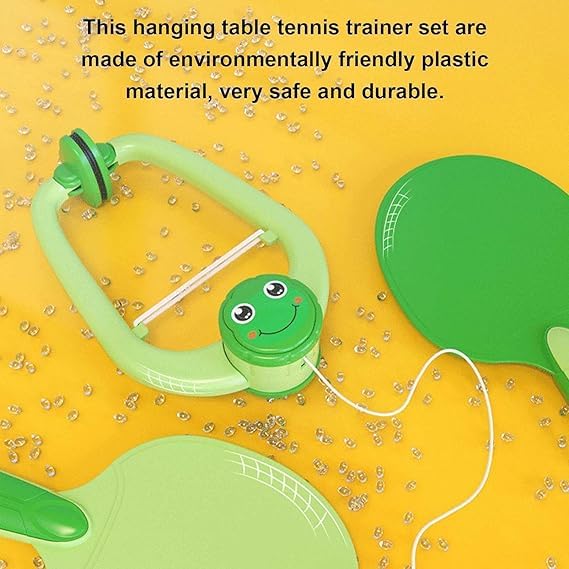 Image of Indoor Hanging Table Tennis Ping Pong Trainer Portable Set with Adjustable Height- Self Training Games- Random Design (Style-02)
