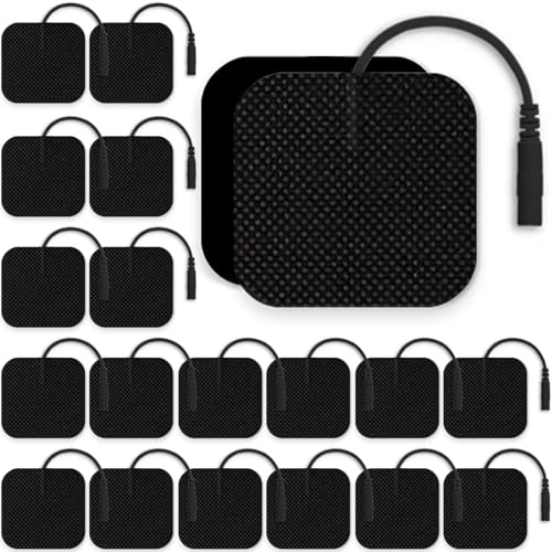 TENS Unit Electrode Pads TENS Unit Replacement Pads TENS Pads Replacement Electrodes for TENS Unit Pads Replacement TENS Replacement Pads Compatible with AUVON TENS 7000 Replacement Pads Black