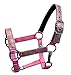 Equitem Cob Size 2 Ply Nylon Halter with a Flake Free Glitter Accent (Pink)