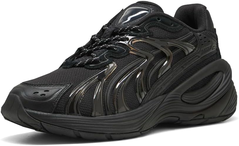 PUMA Mens Inverse Upgrade Lace Up Sneakers Shoes Casual - Black - Image 2