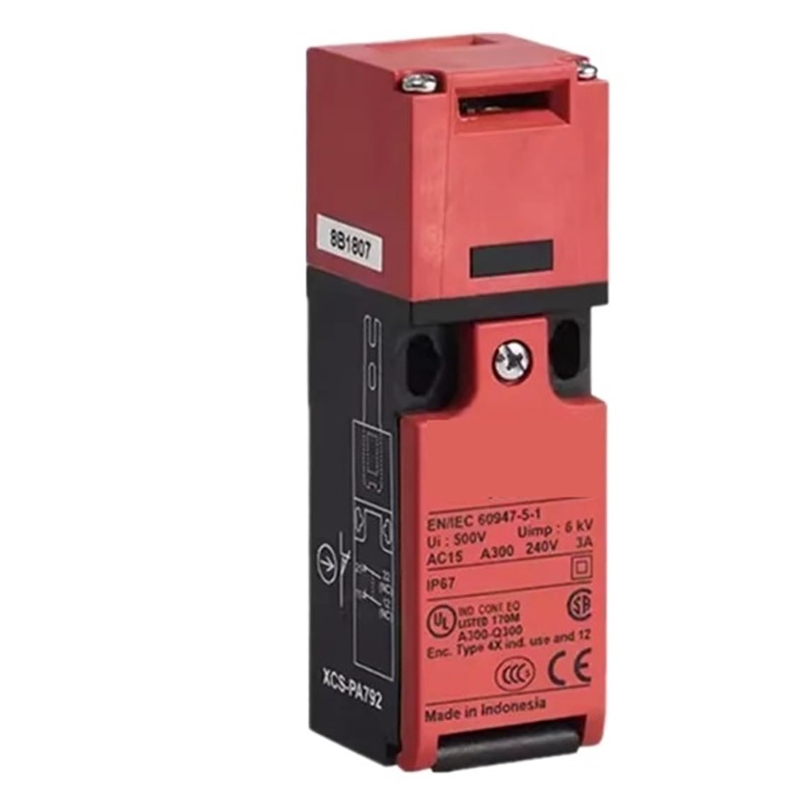 XCS-PA791 Commutateur d'arrêt d'urgence mécanique pour sécuriser les accès d'usine