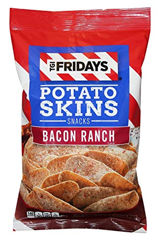 Tgi Fridays Potato Skins Snack Chips- 5.5 Oz. Bags (Bacon Ranch, 4 Bags) #TOP15