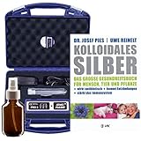 Silbergenerator - Ionic-Pulser PRO3 + 100 ml Sprühflasche (Glas) + Buch
