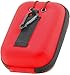 Navitech Red EVA Hard Case/Rangefinder Cover Compatible with NINJOR Golf NJ Mini Series Golf Range Finder