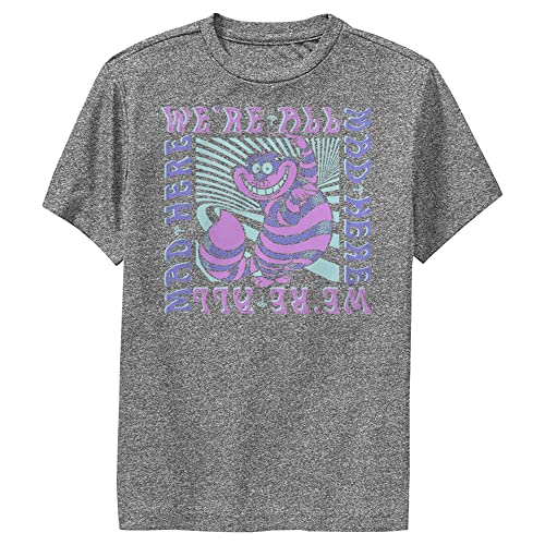 T-shirt performance Disney Alice garçon pour le sport et l'école en tissu respirant
