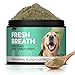 Dog Teeth Cleaning Powder,Brush Free Natural Pet Dental Powder,Bad Breath & Tartar & Plaque Off Remover with Probiotics,Vet Formulated Gentle Dog Breath Freshener for Small,Medium,Large Advanced Dogs