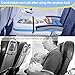 Blublu Park Kids Bed Airplane, Inflatable Toddler Bed for Kids Seat Extender, Toddler Plane Beds with Sides Pump Belt, Air Mattress Fits Seats of Flight, Car, Train