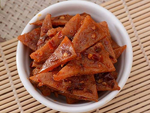 Miniatura 4 de Helen Ou Hunan Speciality bubuweiying - Rebanada de tofu seco picante Xiangganzi 100g3.53oz0.22lb