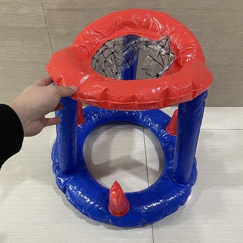 Weechila Inflatable Pool Basketball Hoops, Floating Swimming Pool Toy for Kids