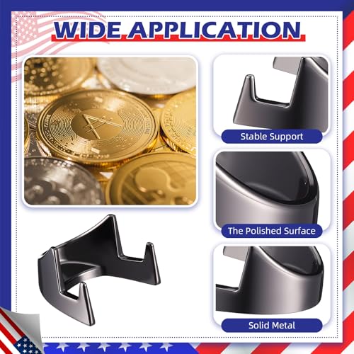 Soporte para monedas pequeñas metálico Yaocom pack 4 miniatura 3