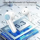 Wireless Earbuds,Bluetooth 5.3 Headphones in Ear with ENC Noise Cancelling Mic Wireless Earphones 36H Playtime HiFi Stereo Sound,Touch Control Mini Bluetooth Ear Buds IPX7 Waterproof for Android IOS - Image 2