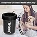 Tinioey Dog Paw Cleaner for Small Dogs (with 3 Absorbent Towels), Dog Paw Washer, Muddy Paw Cleaner, Pet Foot Cleaner