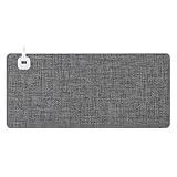 Alfombrilla de escritorio para teclado de juegos eléctricos, alfombrilla de mouse calentada, calentadores de manos, para teclado, oficina, computadora, invierno, clima frío, estudio, apartamento