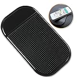 [Wiederverwendbar]:Unsere Anti-Rutsch-Matten kannst Du einfach abwaschen und dann wieder verwenden! Farbe: Schwarz - Maße: 14.5 x 9 cm.