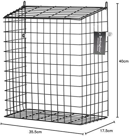 Buckingham 30052 Black Front Door Cage, Guard, Basket, Mail Catcher, Post, Letter Box, Pre-Assembled